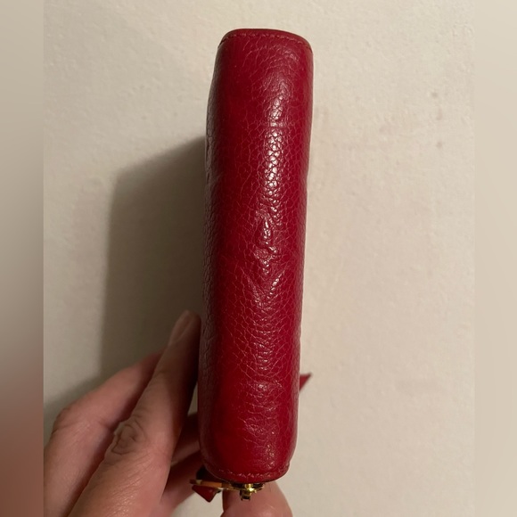 Authentic Louis Vuitton Emprentei Compact Zipper Wallet Beautiful Red COA - Picture 10 of 14
